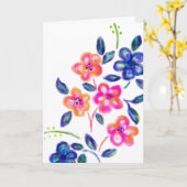 Bloementuin Kaart (Gele Bloem)