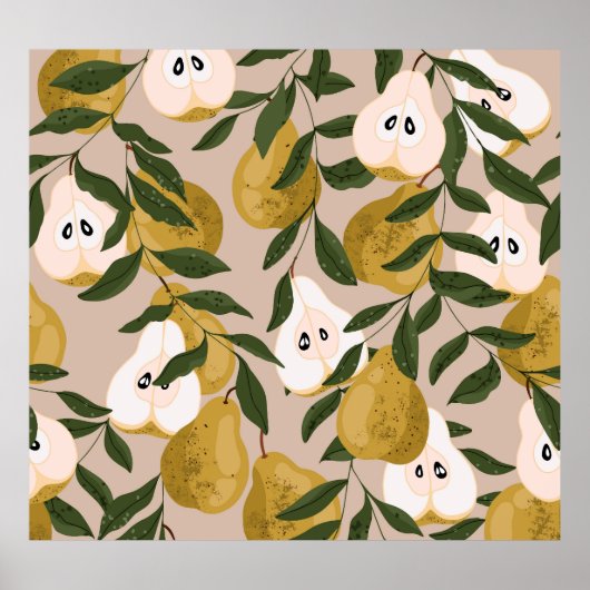 Bloementuin: kleine Schattigee bloemen Poster (Voorkant)