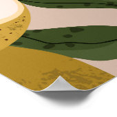 Bloementuin: kleine Schattigee bloemen Poster (Hoek)