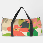 Bloementuin kleurblokken plunjezak (Achterkant)