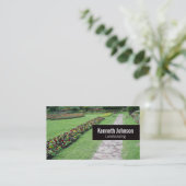 bloementuin | landschapsarchitectuur visitekaartje (Staand voorkant)