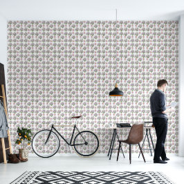 Bloementuin Lavendelpatroon Behang – Botanic