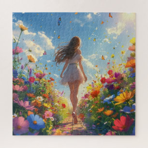 Bloementuin Legpuzzel