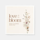 Bloementuin Liefde staat in bloei Servet (Voorkant)