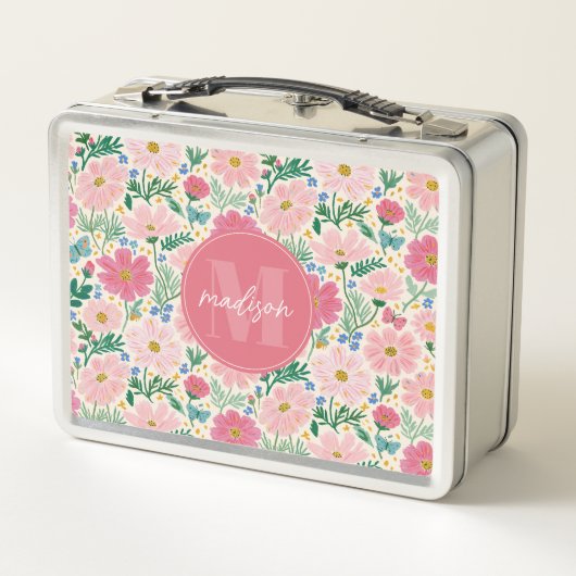 Bloementuin Metaal Lunchbox (Achterkant)