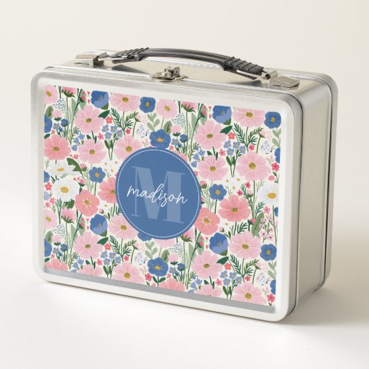 Bloementuin Metaal Lunchbox (Voorkant)