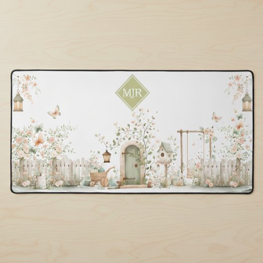 Bloementuin Monogram Bureaumat