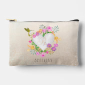 Bloementuin monogram hart beige etui (Voorkant)