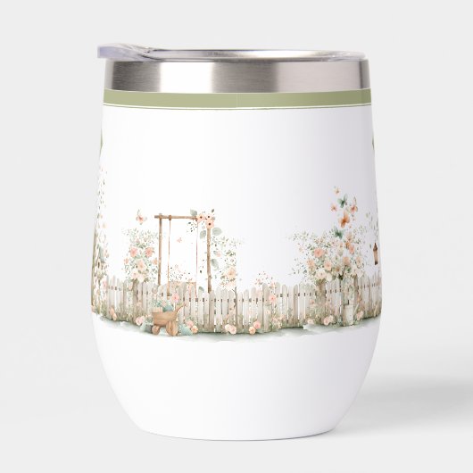 Bloementuin Monogram Waterfles (Rechts)