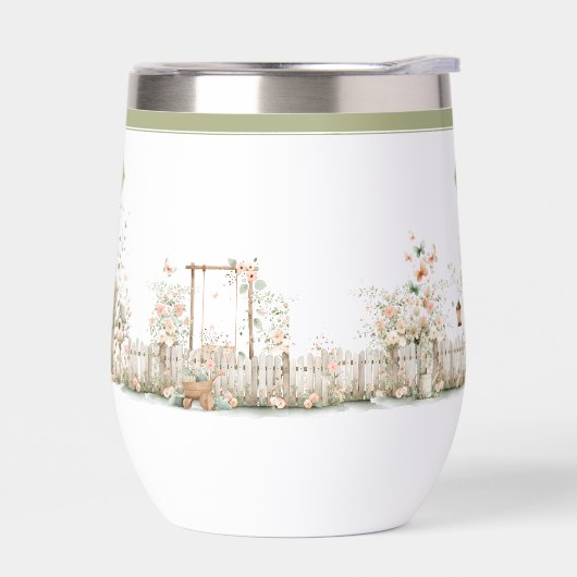 Bloementuin Monogram Waterfles (Links)