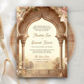 Bloementuin Olifanten Indian Palace bruiloft Kaart