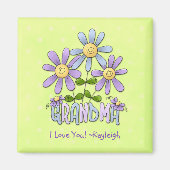 Bloementuin Oma Magnet (Voorkant)