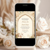 Bloementuin Peacocks Indiase paleis bruiloft Kaart