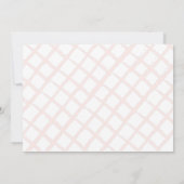 Bloementuin Roze Bunny Meisje Foto 1e verjaardag Kaart (Achterkant)