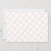 Bloementuin Roze Witte Bunny Foto 1e verjaardag Kaart (Achterkant)