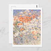 Bloementuin schilderij Briefkaart (Voorkant / Achterkant)