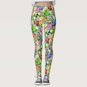 Bloementuin schoonheid leggings (Voorkant)