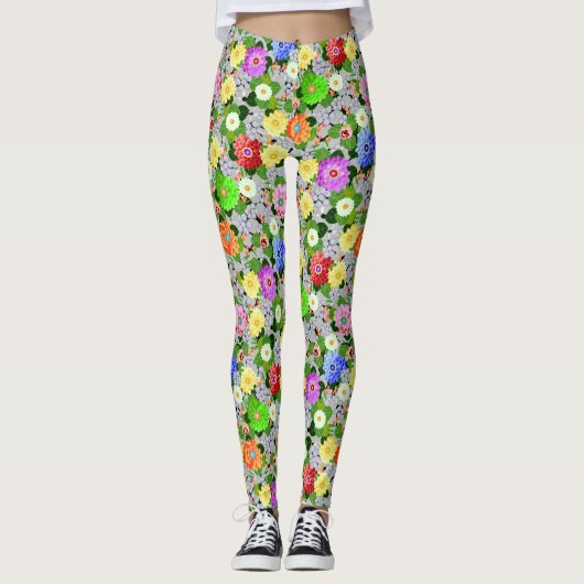 Bloementuin schoonheid leggings (Voorkant)