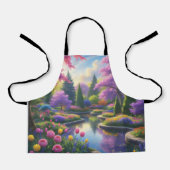 bloementuin schort (Voorkant)