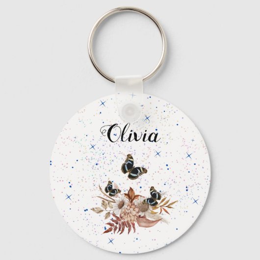 bloementuin sleutelhanger (Voorkant)