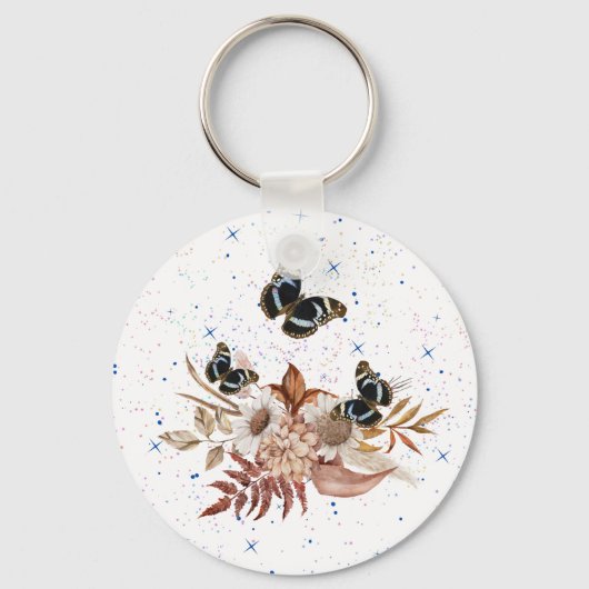 bloementuin sleutelhanger (Achterkant)