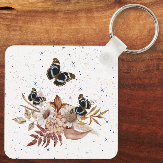 bloementuin sleutelhanger (Achterkant)