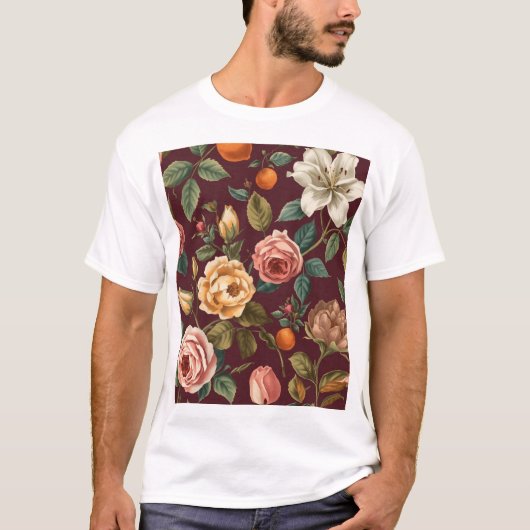 Bloementuin T-shirt (Voorkant)