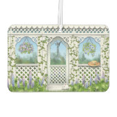 bloementuin tuinhuisje ontwerp luchtverfrisser (Achterkant)