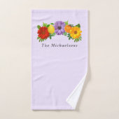 bloementuin van citrusvruchten bad handdoek (Handdoek)