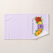 bloementuin van citrusvruchten bad handdoek (Handdoek)