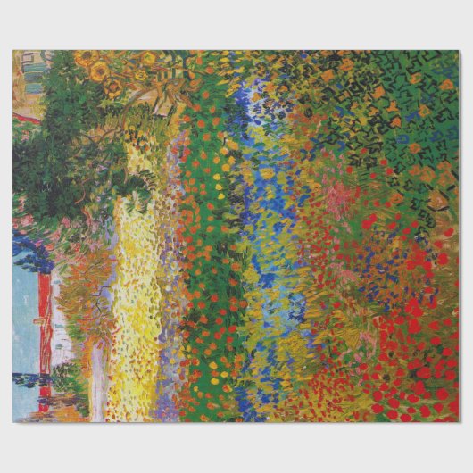Bloementuin, Van Gogh Cadeaupapier (Vlak)