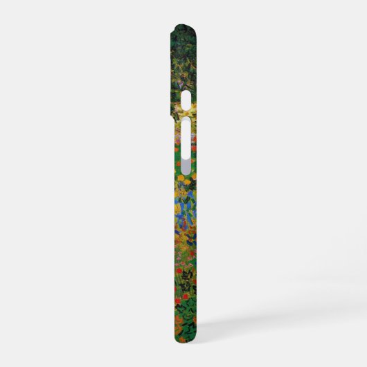 Bloementuin, Van Gogh iPhone 16 Hoesje (Linkerkant)