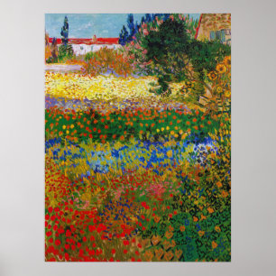 Bloementuin, Van Gogh Poster