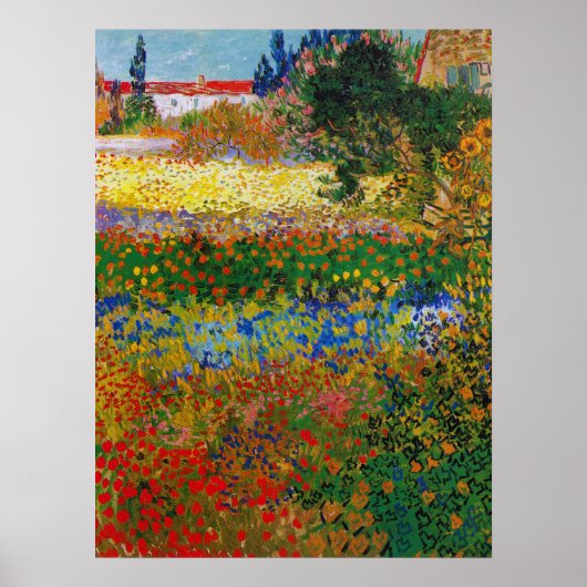 Bloementuin, Van Gogh Poster (Voorkant)