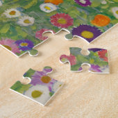 Bloementuin van Gustav Klimt Legpuzzel (Zijkant)