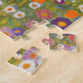 Bloementuin van Gustav Klimt Legpuzzel (Zijkant)