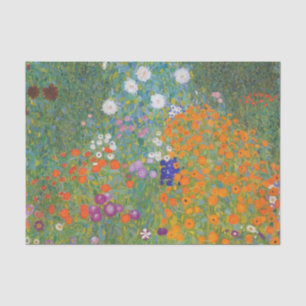 Bloementuin van Gustav Klimt Tissuepapier