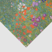 Bloementuin van Gustav Klimt Tissuepapier (Detail)