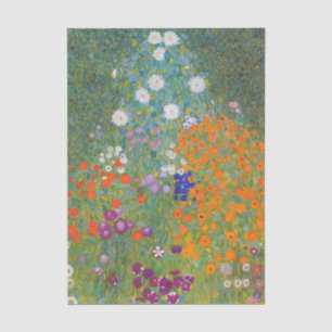 Bloementuin van Gustav Klimt Tissuepapier