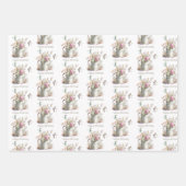 Bloementuin vlinders libellen Waterverf Inpakpapier Vel (Voorkant 2)