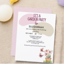 Bloementuin vlinders libellen Waterverf