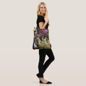 Bloementuin Vogelhuisje Pastel Schilderij Tote Bag (Op model)