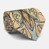 bloementuin Waterverf schilderij Stropdas (Opgerold)