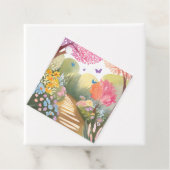 Bloementuin | Whimsisch Watercolor Schilderij Bedankjes Labels (In situ)