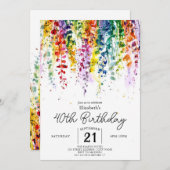 Bloementuin Wildbloemen 40e verjaardag Kaart (Voorkant / Achterkant)