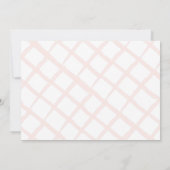 Bloementuin Witte GIrl Foto 1e verjaardag Kaart (Achterkant)