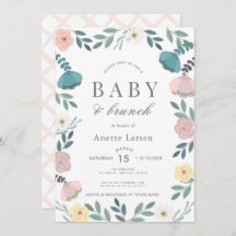 Bloementuin Witte Meisje Brunch Baby shower