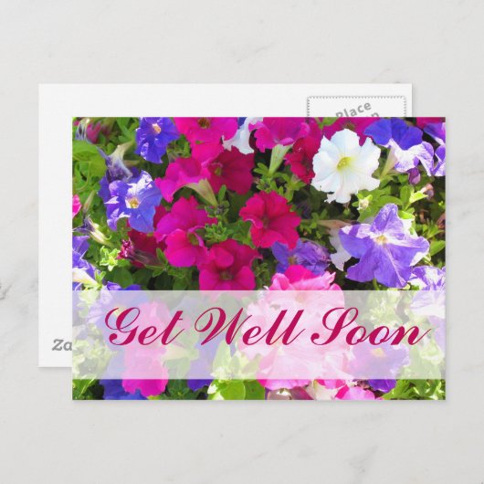 Bloementuin wordt snel beter briefkaart (Voorkant / Achterkant)