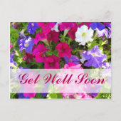 Bloementuin wordt snel beter briefkaart (Voorkant)