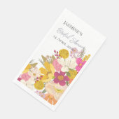 Bloementuin Zomer Vrijgezellenfeest Servet (Hoek)